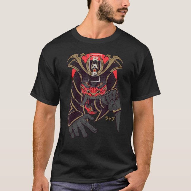 Camiseta Calle Samurai Rap Rapper Shogun Urban Street (Anverso)