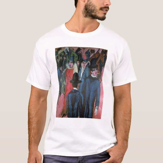 Camiseta Calle Scene, 1913 de Berlín (Anverso)