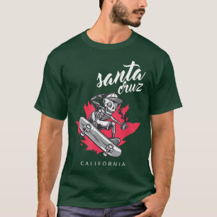Camiseta Calle Skateboard Skateboard Skateboard de Santa Cr