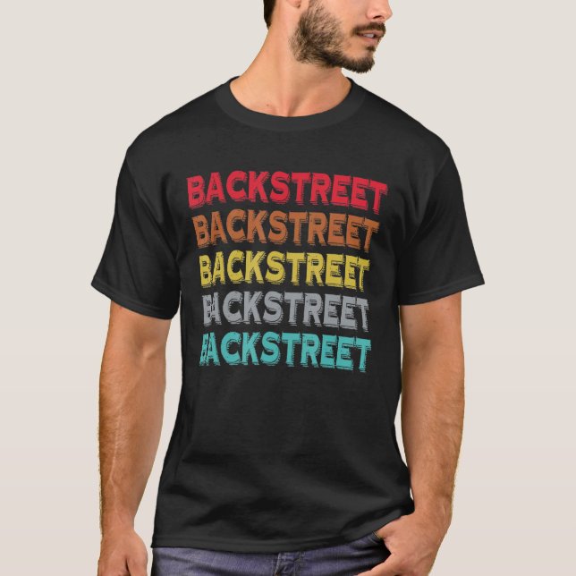 Camiseta Calle trasera retro vintage 2 (Anverso)