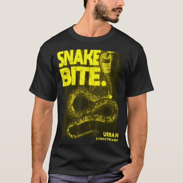 Camiseta Calle urbana de serpiente mordida 3 (Anverso)