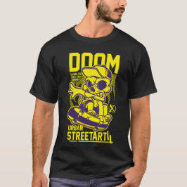 Camiseta Calle urbana Doom - Skeleton a bordo