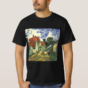 Camiseta Calle Village en Auvers por Vincent van Gogh