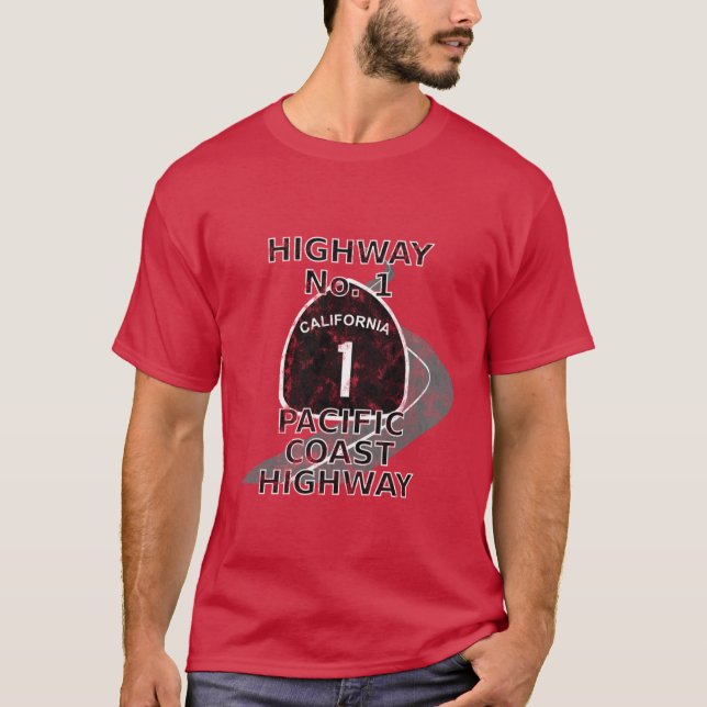 Camiseta Called Shoreline Highway or Coast Highway The most (Anverso)