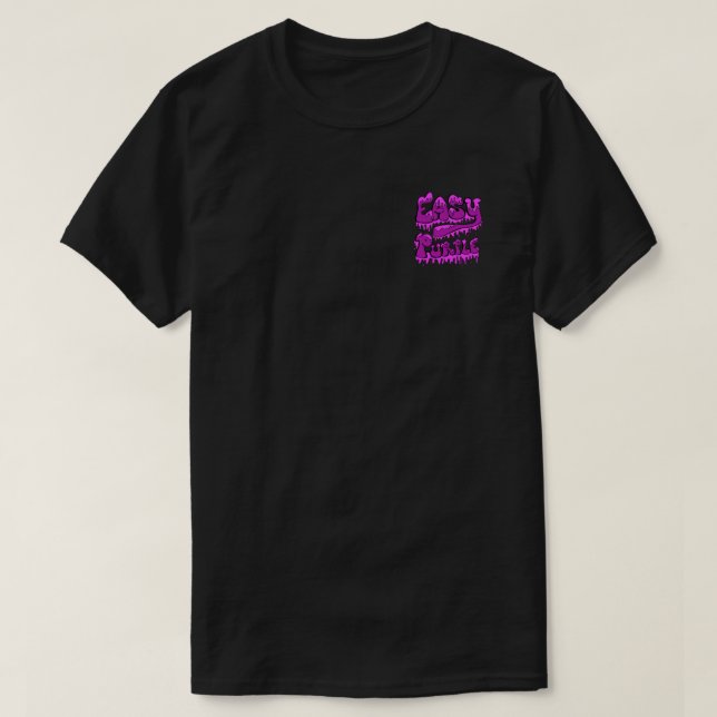 Camiseta Callejón Morado Fácil (Diseño del anverso)