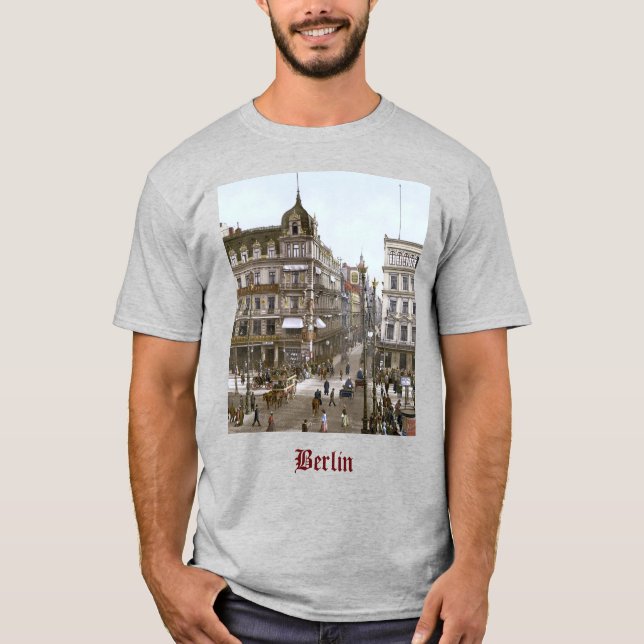 Camiseta Calles de Berlín en 1900 (Anverso)