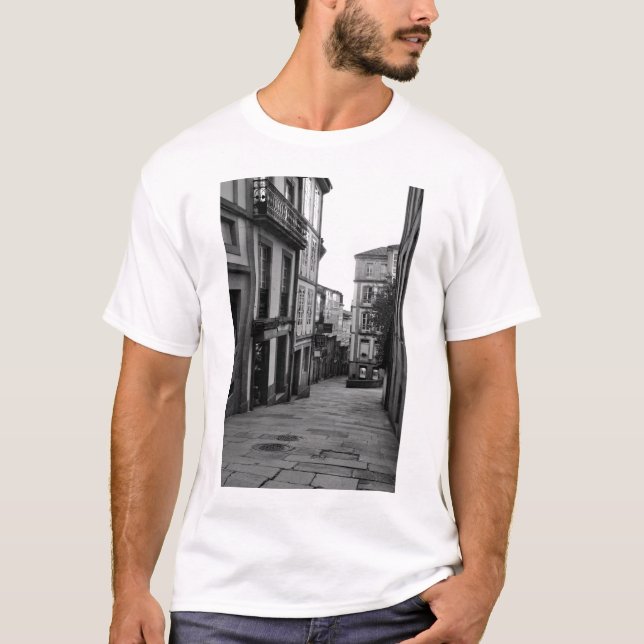 Camiseta Calles de Compostela (Anverso)