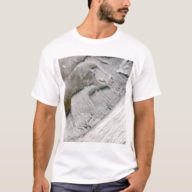 Camiseta Calles nubladas frente a Nueva Inglaterra y las Ma (Anverso)