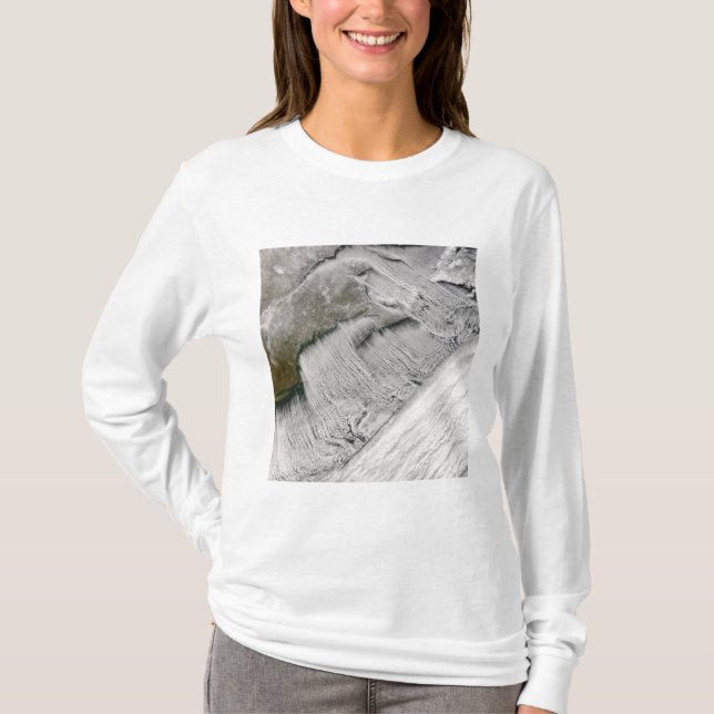Camiseta Calles nubladas frente a Nueva Inglaterra y las Ma (Anverso)