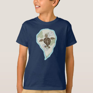 Camiseta Callie, el niño de la tortuga marina y el bebé de