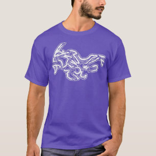 Camiseta Calligrafía de motocicleta Multistrada 950 Vintage