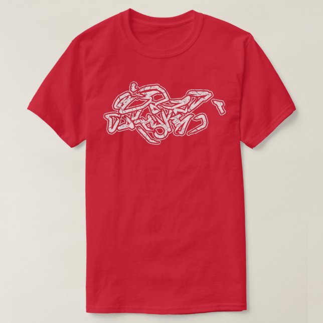 Camiseta Calligrafía de motocicleta Super Duke R 1290 Viñet (Diseño del anverso)
