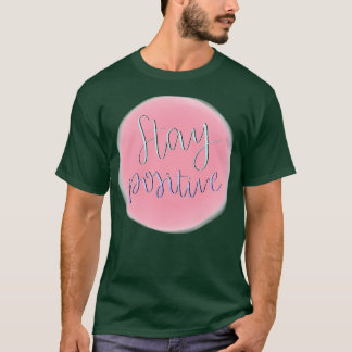 Camiseta Calligrafía de ómbre de alta positividad