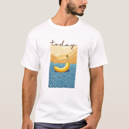 Camiseta Calm Horizon Valley Line Art T-Shirt