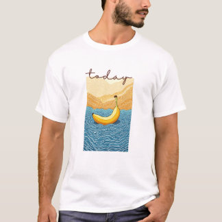 Camiseta Calm Horizon Valley Line Art T-Shirt