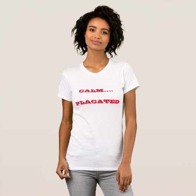 Camiseta Calma....Colocada (Anverso completo)