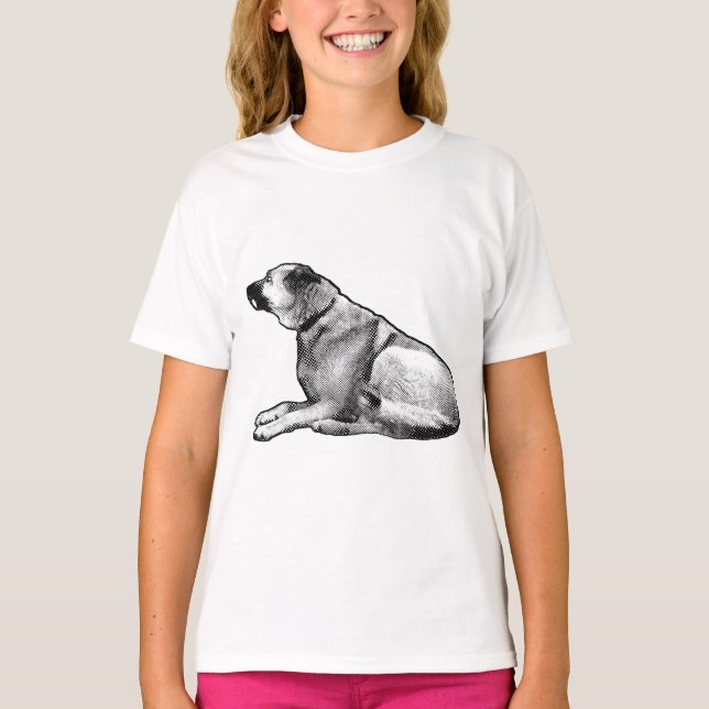 Camiseta Calma de punto de tinta (Anverso)