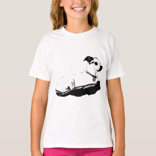 Camiseta Calma terrorífica, Ojos hacia arriba