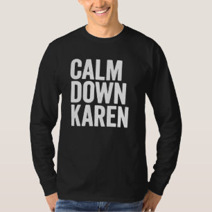 Camiseta Cálmate Karen Meme Halloween con disfraces de Funn