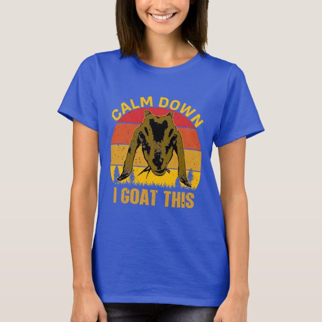 Camiseta Cálmate, yo voy a esto (Anverso)