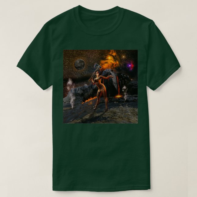 Camiseta Calor amazónico (Diseño del anverso)
