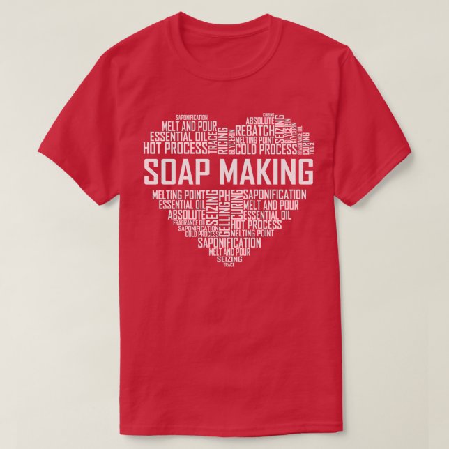 Camiseta Calor creador de jabón (Diseño del anverso)