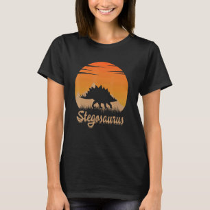Camiseta Calor De Los Animales Estegosaurios En La Montaña