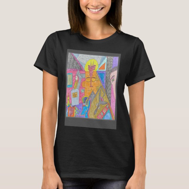 Camiseta Calor de sol borrado (Anverso)