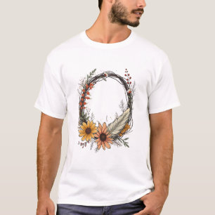 Camiseta Calor floral bohemia - Encanto de la naturaleza rú