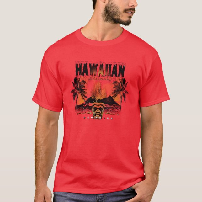 Camiseta calor hawaiano (Anverso)