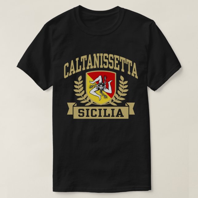 Camiseta Caltanissetta Sicilia (Diseño del anverso)
