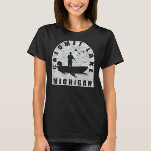 Camiseta Calumet Lake Fishing Michigan
