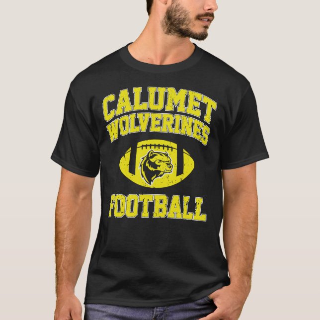 Camiseta Calumet Wolverines Football Essential T-Shirt (Anverso)