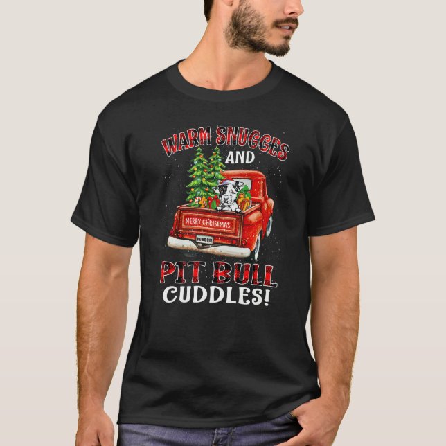 Camiseta Calurosas Hugafas Y Navidades De Cables De Toro De (Anverso)