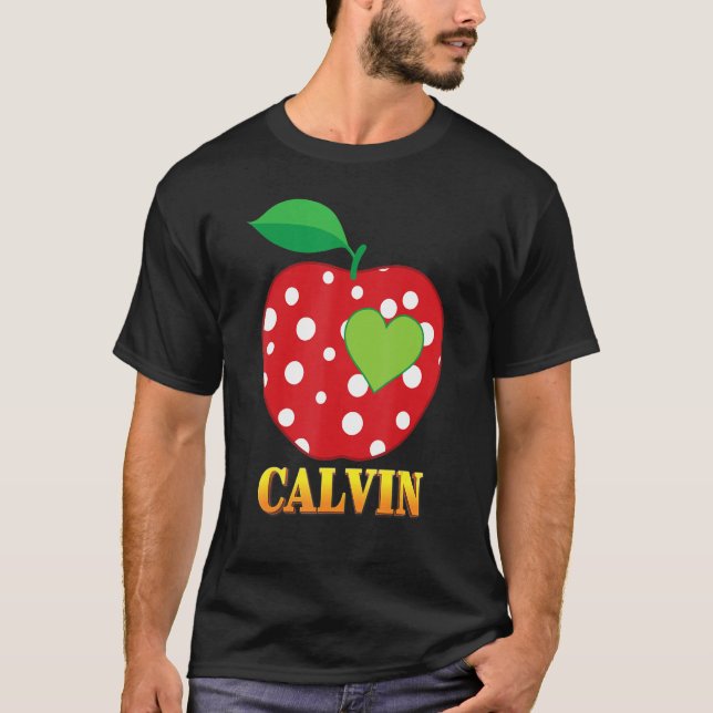 Camiseta Calvin Love School De Vuelta A La Escuela De Niños (Anverso)