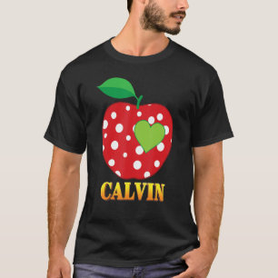Camiseta Calvin Love School De Vuelta A La Escuela De Niños