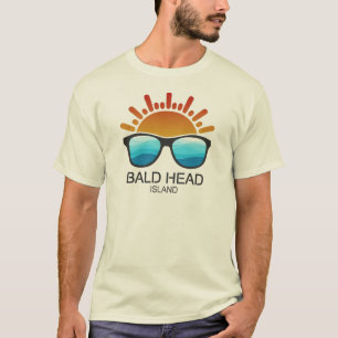 Camiseta Calvo Head Island Carolina del Norte Gafas de sol