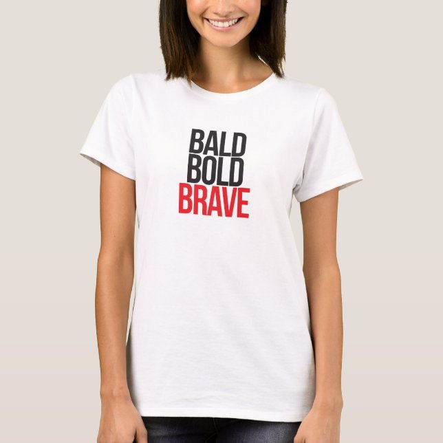 Camiseta calvo negrita BRAVE (Anverso)