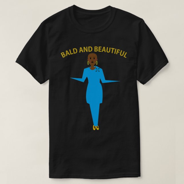 Camiseta Calvo Y Hermosas Mujeres Calviciadas Con Cabeza Sa (Diseño del anverso)