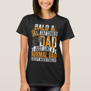 Camiseta Calvo y tatuaje día del padre del humor de papá