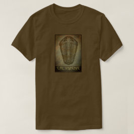 Camiseta Calymene Sepia Trilobita de moda paleo