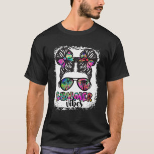 Camiseta Calzado blanqueado tinte de verano vibraciones des