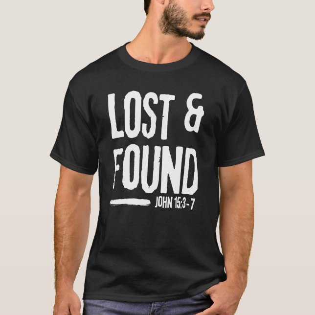 Camiseta Calzado cristiano perdido y encontrado (Anverso)
