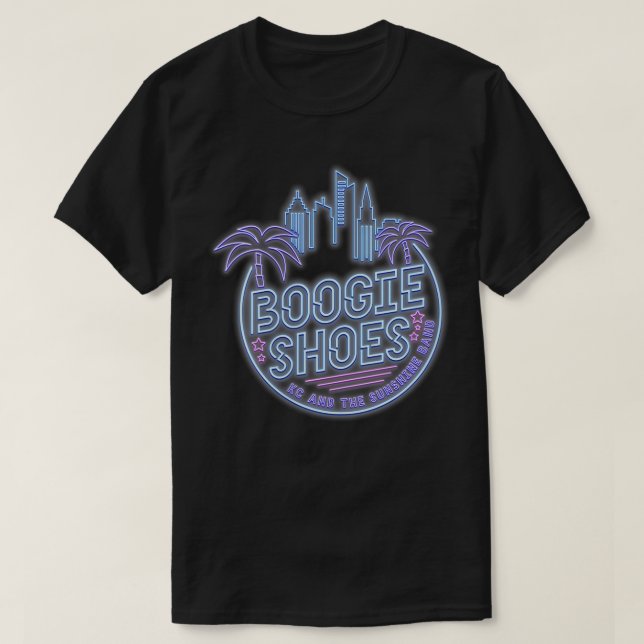 Camiseta Calzado de boogie de KC para mujeres VNeck (Diseño del anverso)