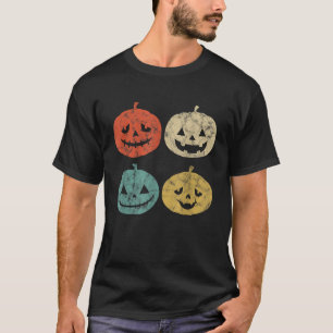 Camiseta Calzado de calabaza vintage Retro JackOLantern Cal