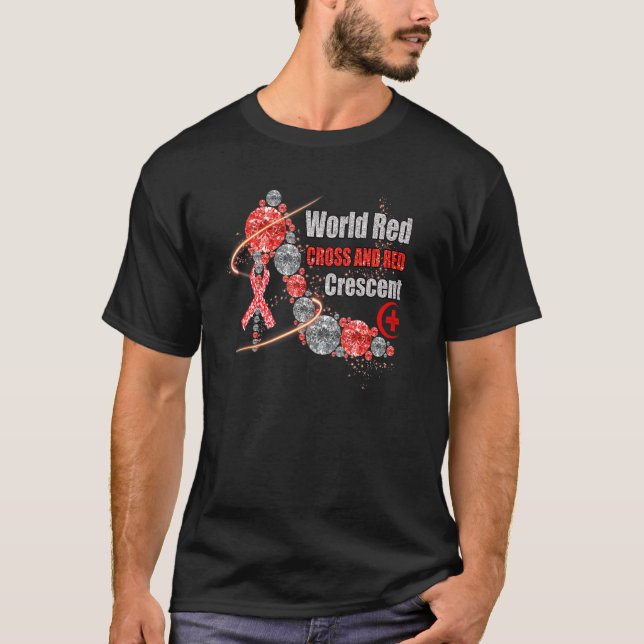 Camiseta Calzado de Diamond Cruz Roja Mundial y Guerra de l (Anverso)