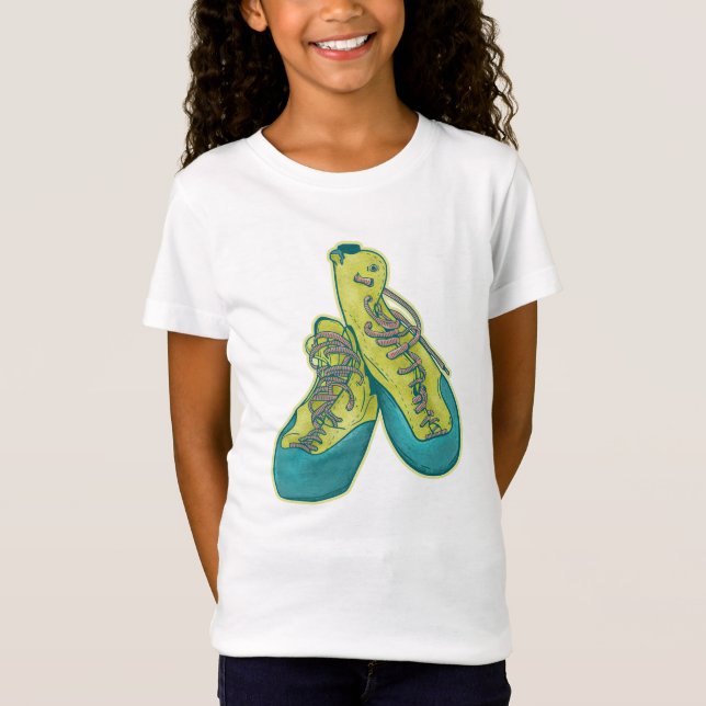 Camiseta Calzado de escalada antigua escalada (Anverso)
