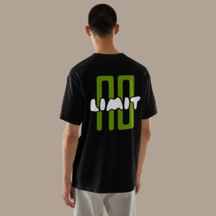 Camiseta Calzado de tipografía sin límite