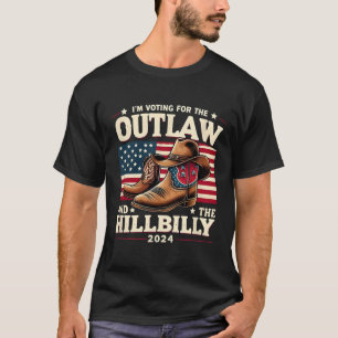 Camiseta Calzado de Vaquero Hillbilly 2024, día de eleccion