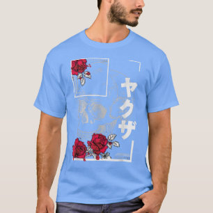 Camiseta Calzado estético Gótico Skeleton Ropa urbana 